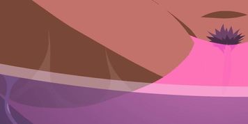 Purple queen cartoon