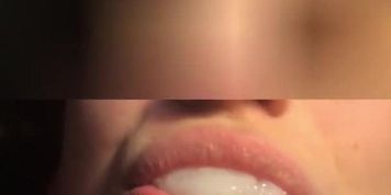 Amateur Isabel loves to swallow cum