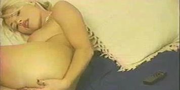 WCW Gorgeous George Strips, and plays with herself