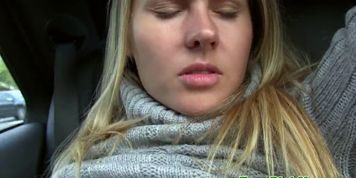 Euro girlnextdoor fingered for cash