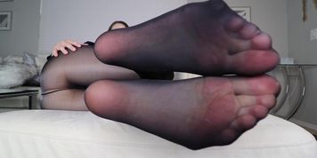 Iv0ry Pantyhose nylon soles