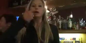 Euro skank Eva fucked in public toilet (Uma Zex)