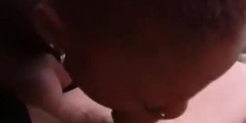 ED POWERS VIDEO - Ebony pussy pounded hardcore after deepthroating big cock