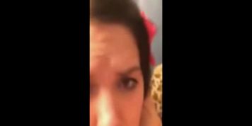 Using my Android phone to film her