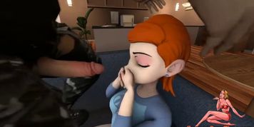 SFM - Gwen Tennyson Got Creampied - 3D Hentai