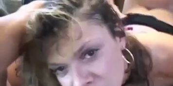 babe picked up for wild anal gangbang - video 1