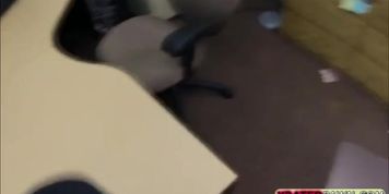 Bitchy Brazilian with nice tits sucks a big hard cock