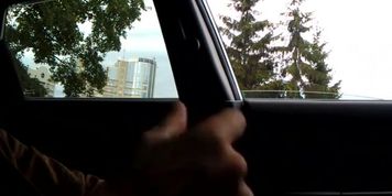 Car Dickflash for Blonde