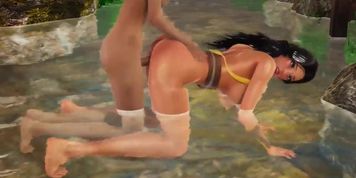 Disney Futa - Raya gets creampied by Jasmine - 3D Porn nude