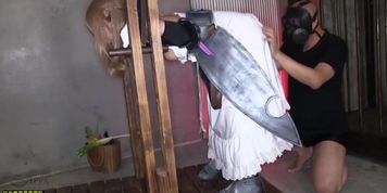 Japanese Cosplay Girl submission spanking fingering