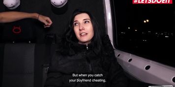 LETSDOEIT - HORNY SLUTS PICKED UP IN PUBLIC AND RAILED IN VAN COMPILATION