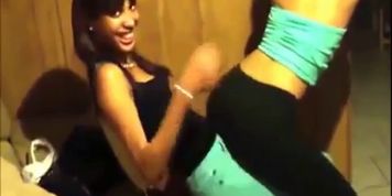 Teen lesbian lap dance