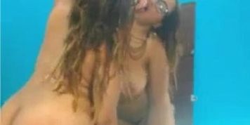 Chubby big booty live strip show