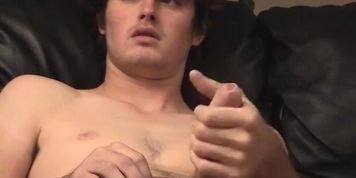 Super cute amateur Vince jacking off for Auntie Bobs camera
