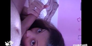 LILLY-LIL - POV Blowjob Teen Girl Brunette Compilation (Lilly Lil)