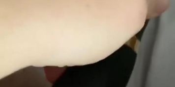 Fucking myself with my Harley dildo