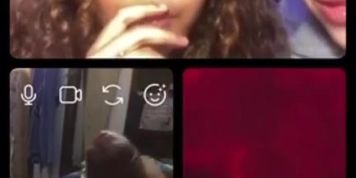 mostrando polla por instagram