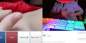 Sweet pussy and Big cock in Omegle roulette chat