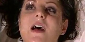 Splish Splash Slut Takes A Cum Bath