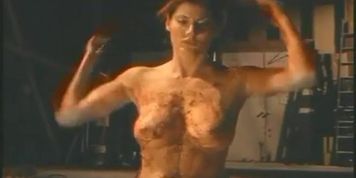 Lisa Comshaw Breasts,  Butt Scene  in Portrait In Red