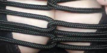 Thiccc Tattooed Bbw Milf Big Boobs Shibari Bondage Rope Play (See More On My Onlyfans)