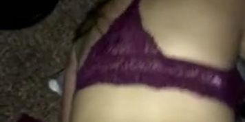 Pov doggy style at a party, her boyfriend's was in the other room