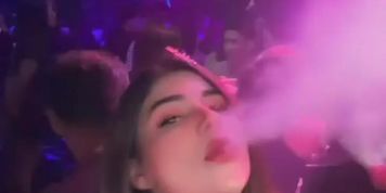 Sadia Baloch Lesbian Scene  in Sadia Baloch Thailand Trip Lesbian Kiss