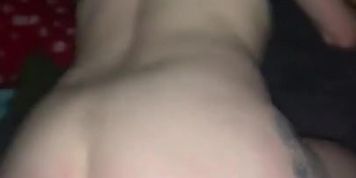 Hot young blonde amateur takes fat dick pov