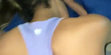 TS bubble butt from grindr getting cheeks clapped 