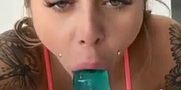 dildo suck