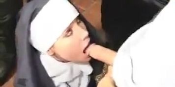 Nun fucked in church