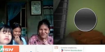 dicklash and girls laughing nervous