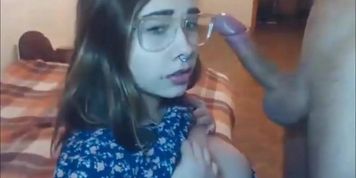 Cum On Glasses And Big Tits
