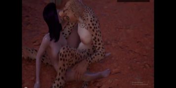 Wild Life - Maya and Leopard have fun with each other