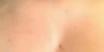 Busty slut with huge boobs and nipples teasing and seducing on webcam while playing with her boobs