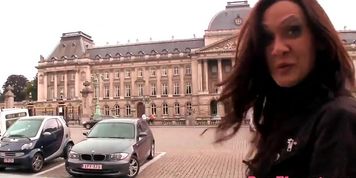 Pickedup interracial girl analized and jizzed