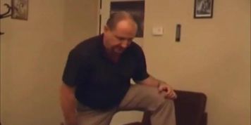 Czech Angry Dad punished his naughty daughter