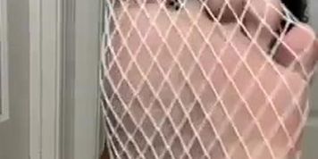 Redbone fishnet removal & soles tease