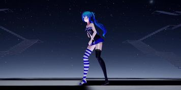 Miku dancing and getting gangbang