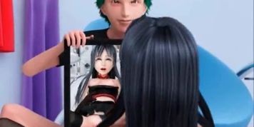 Animated gets double penetrated - video 3