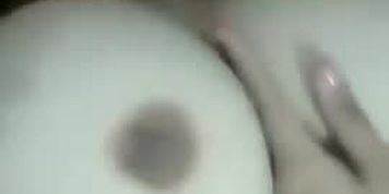 Indonesian Cute Girl Playing Big Boobs