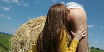 Amazing GIRL RIMMED ME in PUBLIC on a field and I fucked her rough as a reward? (Luna Star, Sonya Blaze)