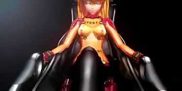 Asuka and Shinji 3d hentai