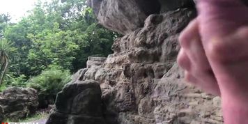 Big dick flash to girl in public