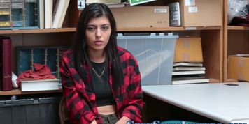 Real latina shoplifter