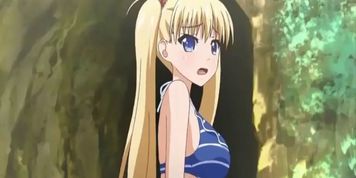 HENTAI  Cute blonde with big boobs part. 3