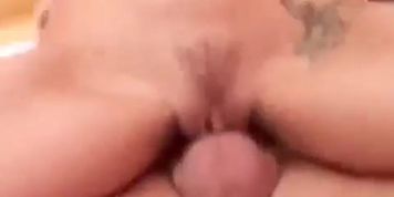 Amazing brunette babes Chloe Morgan and Crystal Clear share fat cock on the couch (Crystal Clear BBW)