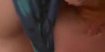 Thick redhead gets eaten out and gives head
