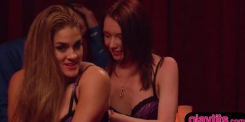 This beginner amateur swinger couple try to blend in