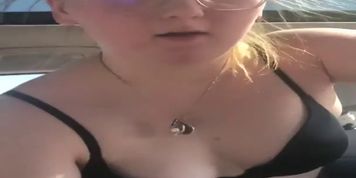 Skinny White Girl Makes Bbc Cum In The Back Of The Car